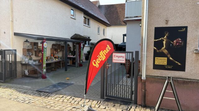 Eingang zur Blumenschmiede Röthges
